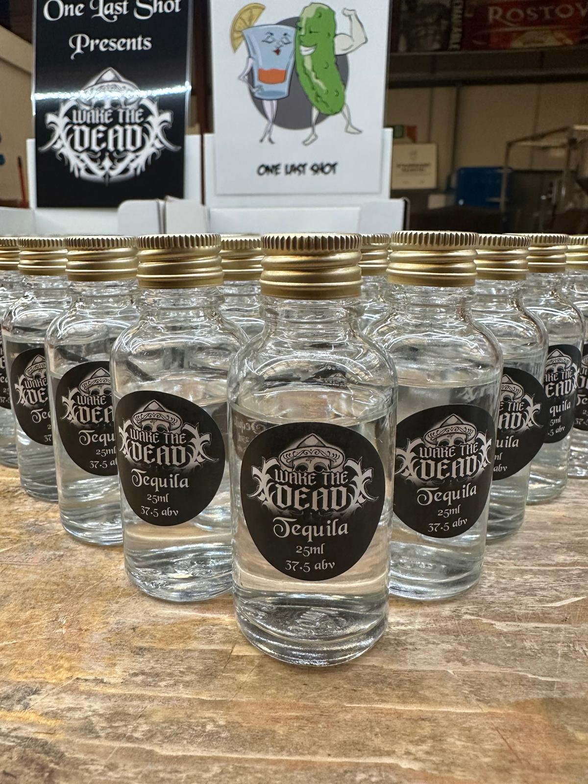 Tequila Shots with Sweet Lime Salt