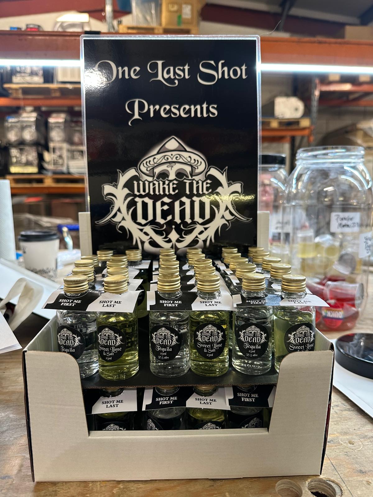 Tequila Shots with Sweet Lime Salt