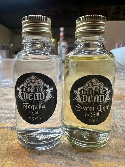 Tequila Shots with Sweet Lime Salt